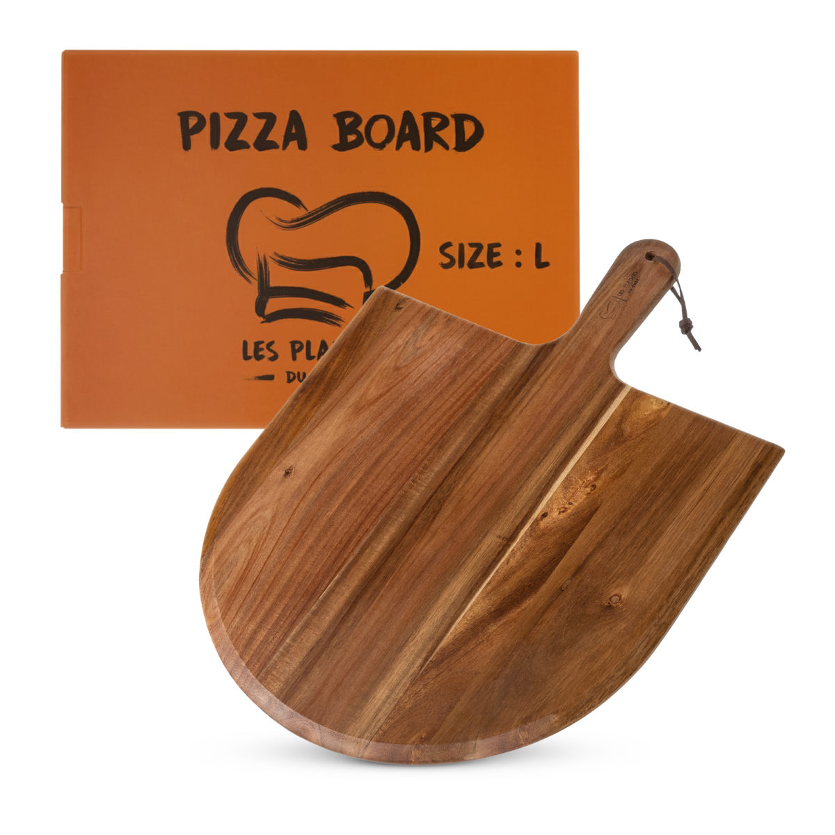Acacia Wood Pizza Board 30.5 × 41.8 cm – Pizza Peel & Serving Board
